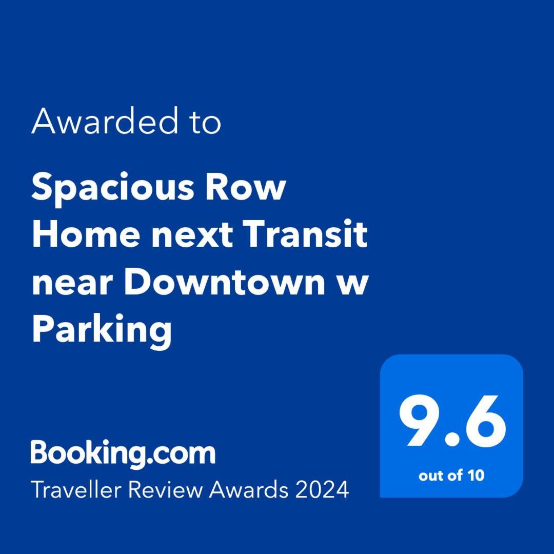 Spacious Row Home Next Transit Near Downtown W Parking シカゴ エクステリア 写真